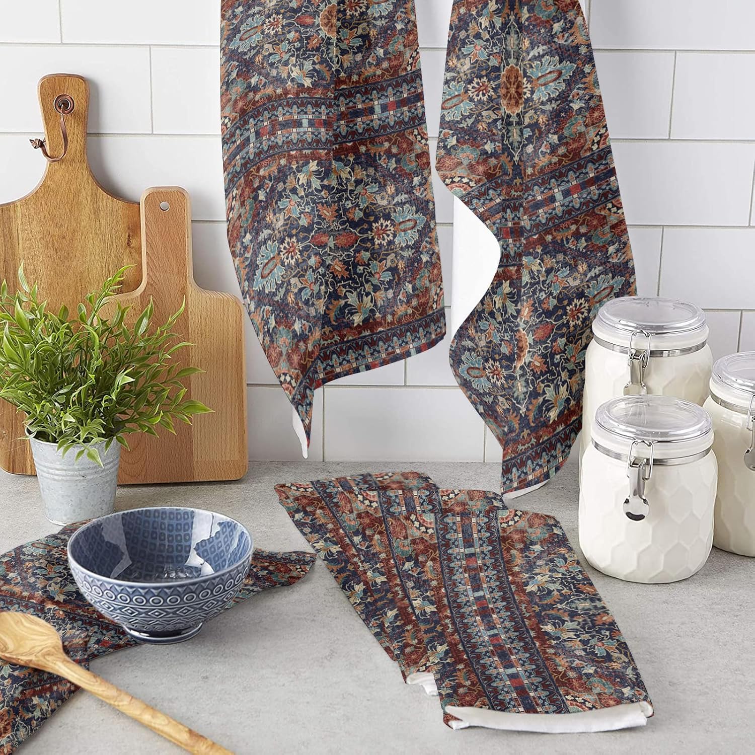 Transform Your Kitchen with These Luxury Vintage Garden Towels Perfect for Busy Kitchens